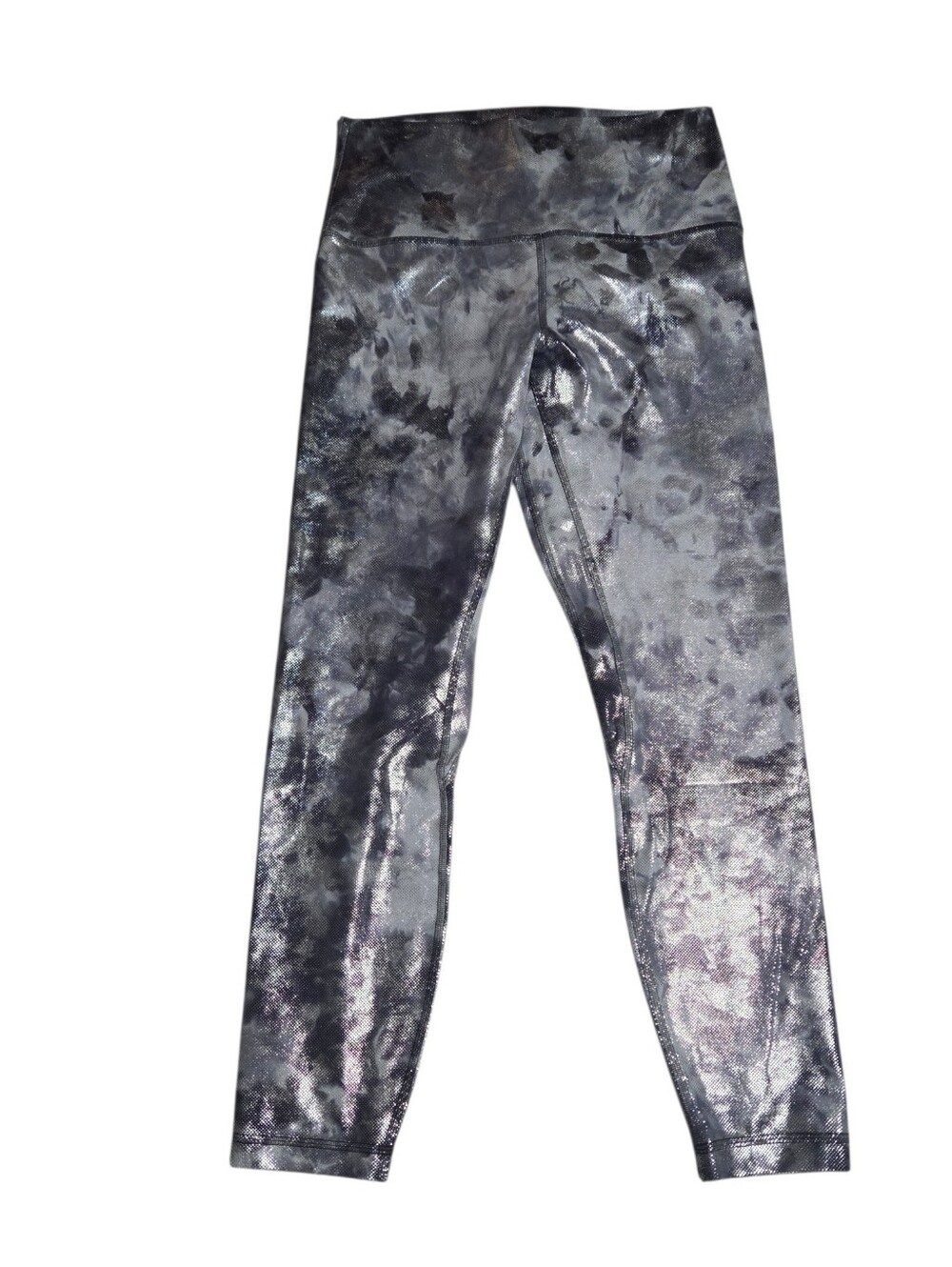 Lululemon Align High Rise Shine Diamond Dye Starlight Graphite Grey Leggings